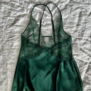 Victoria's Secret Lace Open Back Teddie Nightdress Size M